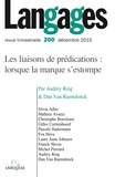  Anonyme - Langages N° 200 4/2015 : .