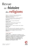  Armand Colin - Revue de l'histoire des religions N° 1/2017 : .