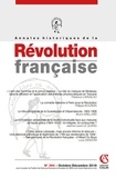  Anonyme - Annales historiques de la Révolution française Volume 4 N°394, décmebre 2018 : .