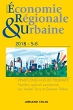 André Torre et Damien Talbot - Revue d'économie régionale et urbaine N° 5-6/2018 : Vingt-cinq ans de proximité.