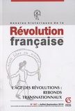 Aurélien Lignereux - Annales historiques de la Révolution française N° 397, juillet-septembre 2019 : L'âge des révolutions - Rebonds transnationnaux.