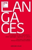  Anonyme - Langages N° 214, juin 2019 : Le lexique et ses implications : entre typologie, cognition et culture.