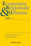  Armand Colin - Revue d'économie régionale et urbaine N° 1/2020 : Varia.