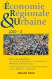  Armand Colin - Revue d'économie régionale et urbaine N° 2/2020 : Articuler stratégies organisationnelles et territoriales : analyses managériales.