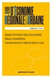 André Torre - Revue d'économie régionale et urbaine N° 5, décembre 2021 : Les territoires face au défi de la durabilité - Regards croisés Est-Ouest et Sud-Nord.