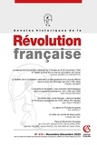 Aurélien Lignereux - Annales historiques de la Révolution française N° 410, novembre-décembre 2022 : .