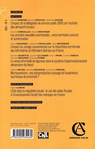 Revue d'économie régionale et urbaine N° 5, décembre 2022