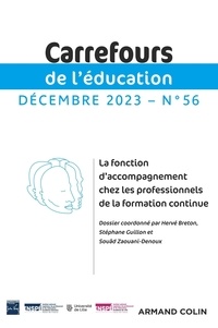  Armand Colin - Carrefours de l'éducation N° 56 2/2023 : .