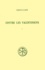 Jean-Claude Fredouille et  Tertullien - Contre Les Valentiniens. Tome 1, Edition Billingue Francais-Latin.