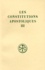 Marcel Metzger - Les Constitutions Apostoliques. Tome 3, Livres 7 Et 8, Edition Bilingue Francais-Grec.
