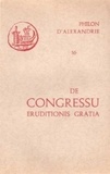  Philon d'Alexandrie - DE CONGRESSU ERUD.