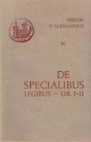  Philon d'Alexandrie - DE SPECIALIBUS LEG I-II.