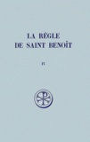  Saint Benoît et Adalbert de Vogüé - La Regle De Saint Benoit. Tome 4, Commentaire Historique Et Critique, Parties 1 A 3.