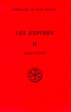  Aphraate Le Sage Persan et Marie-Joseph Pierre - Les Exposes. Tome 2, Exposes 11 A 23.