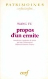 F-U Wang - Propos d'un ermite.