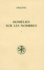 Louis Doutreleau et  Origène - Homelies Sur Les Nombres. Tome 1, Homelies 1 A 10, Edition Bilingue Francais-Latin.