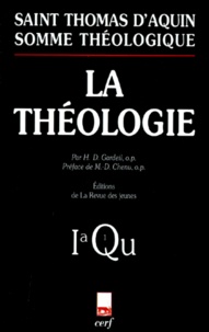  Thomas d'Aquin - Somme théologique Tome 1 - La théologie.