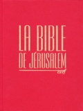  Collectif - La Bible De Jerusalem. Grand Format Toile Cerise.