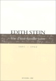 Edith Stein - Vie D'Une Famille Juive.