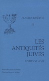 Flavius Josèphe - Les Antiquités juives - Volume 3, Livres VI et VII.