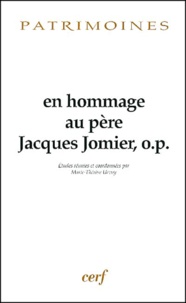 Marie-Thérèse Urvoy - En Hommage Au Pere Jacques Jomier, O.P..