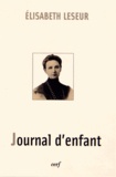 Elisabeth Leseur - Journal d'enfant.