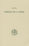 Origène - Homélies sur la genèse.