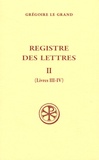  Grégoire le Grand et Dag Ludvig Norberg - Registre des lettres - Tome 2.