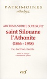  Archimandrite Sophrony - Saint Silouane l'Athonite - (1866-1938), Vie, doctirne, écrits.