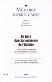 Pierre Hugo - Memoire dominicaine - numero 24 un frere dans la tourmente de l'histoire.