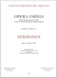 D'aquin Thomas - Sermones relie - opera omnia tomus xliv volume 1.
