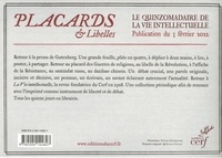 Placards & Libelles N° 6, 3 février 2022 Le manteau de Thespis. Théâtre et démcratie
