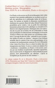 Oeuvres Complètes Tome 29, Huitième section, Monographie Pic de la Mirandole. Etudes et discussions (1974)
