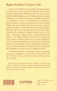 Registre des Lettres. Tome VI (Livres X-XI)