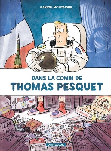 Dans la combi de Thomas Pesquet Marion Montaigne - Dans la combi de Thomas Pesquet.