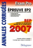 Pierre Grousson et Jean-Paul Macorps - EP2 Comptabilité Communication Organisation BEP MS et MC - Annales corrigées.