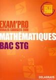 René Merckhoffer - Mathématiques Bac STG - Annales corrigées.