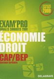 Alexandrine Devaujany et Patrice Barthélémi - Economie Droit CAP/BEP Secteur tertiaire - Annales corrigées.