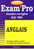 Elisabeth Dubois - Anglais Bac Pro. Annales Corrigees 2003.
