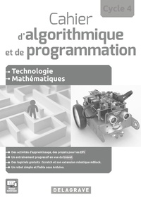 Dominique Sauzeau - Cahier d'algorithmique et de programmation Cycle 4 - Livre du professeur.