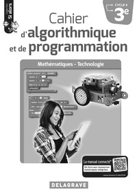Dominique Sauzeau - Cahier d'algorithmique et de programmation 3e - Livre du professeur.