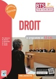 Philippe Idelovici et Magali Breton - Droit BTS tertiaires 2e année - Le programme en 13 cas.