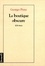 Georges Perec - La Boutique obscure - 124 rêves.