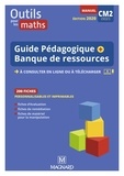 Sylvie Ginet et Sylvie Carle - Outils pour les maths CM2 - Guide pédagogique papier + Banque de ressources à télécharger.