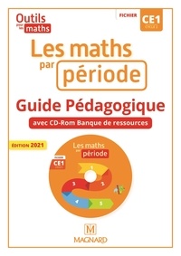 Natacha Besset et Laurence Guérin - Les maths par période CE1 - Guide pédagogique. 1 Cédérom