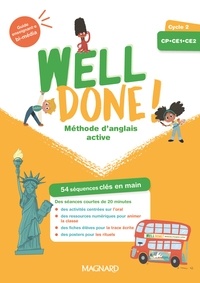 Lisa Tuxley - Anglais cycle 2 Well done! - Guide enseignant bi-media + Fichier photocopiable + Posters.