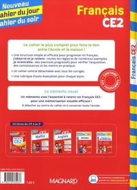Cahier du jour/Cahier du soir Français CE2 + mémento  Edition 2019