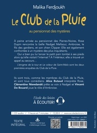 Le club de la pluie Tome 1 Le club de la pluie au pensionnat des mystères -  avec 1 CD audio