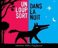 Un loup sort dans la nuit