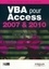 Daniel-Jean David - VBA pour Access 2007 & 2010 - Guide de formation avec cas pratiques.